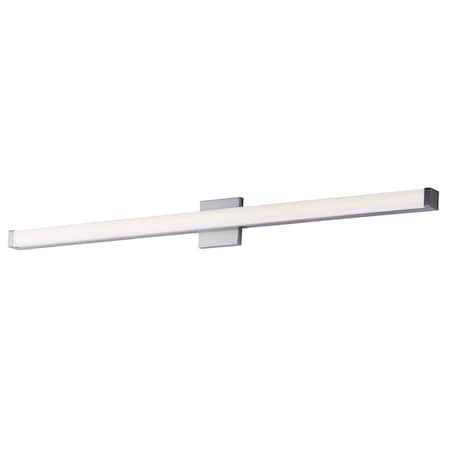 Maxim Spec Vanity 1-Light 48" Wide Satin Nickel Vanity Light 52008SN